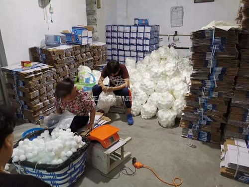 纖維球濾料分裝